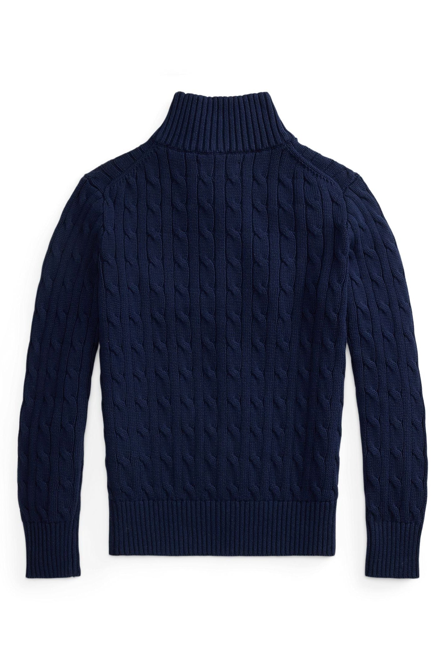 Polo Ralph Lauren Cable-Knit Cotton Full-Zip Sweater