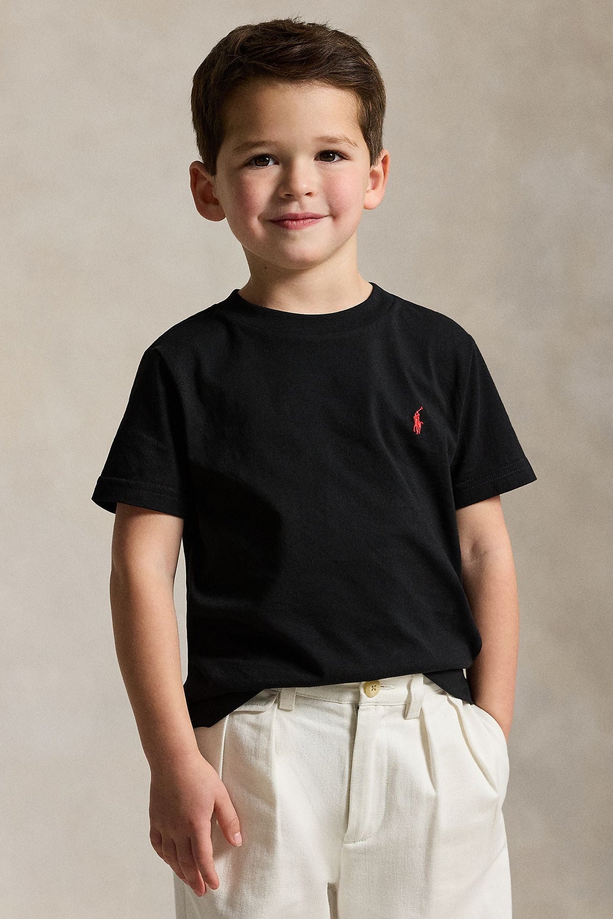 Polo Ralph Lauren Little Boys Basic Cotton Jersey Crewneck Tee