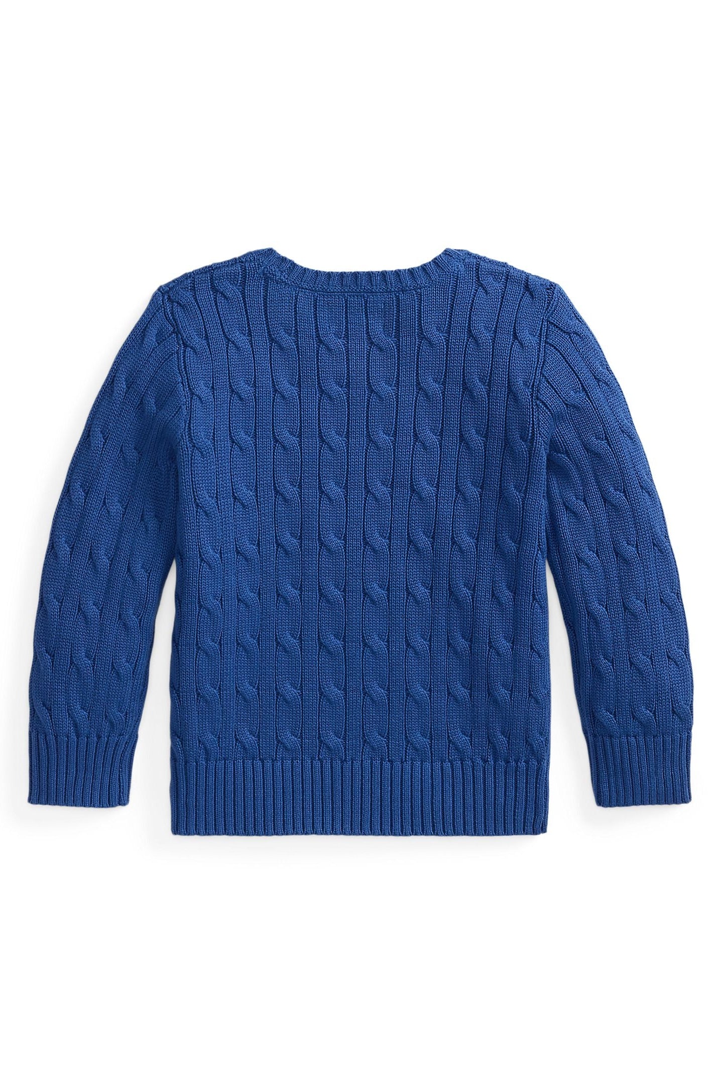 Polo Ralph Lauren Little Boys Combed Cotton Cable Knit Sweater Blue 