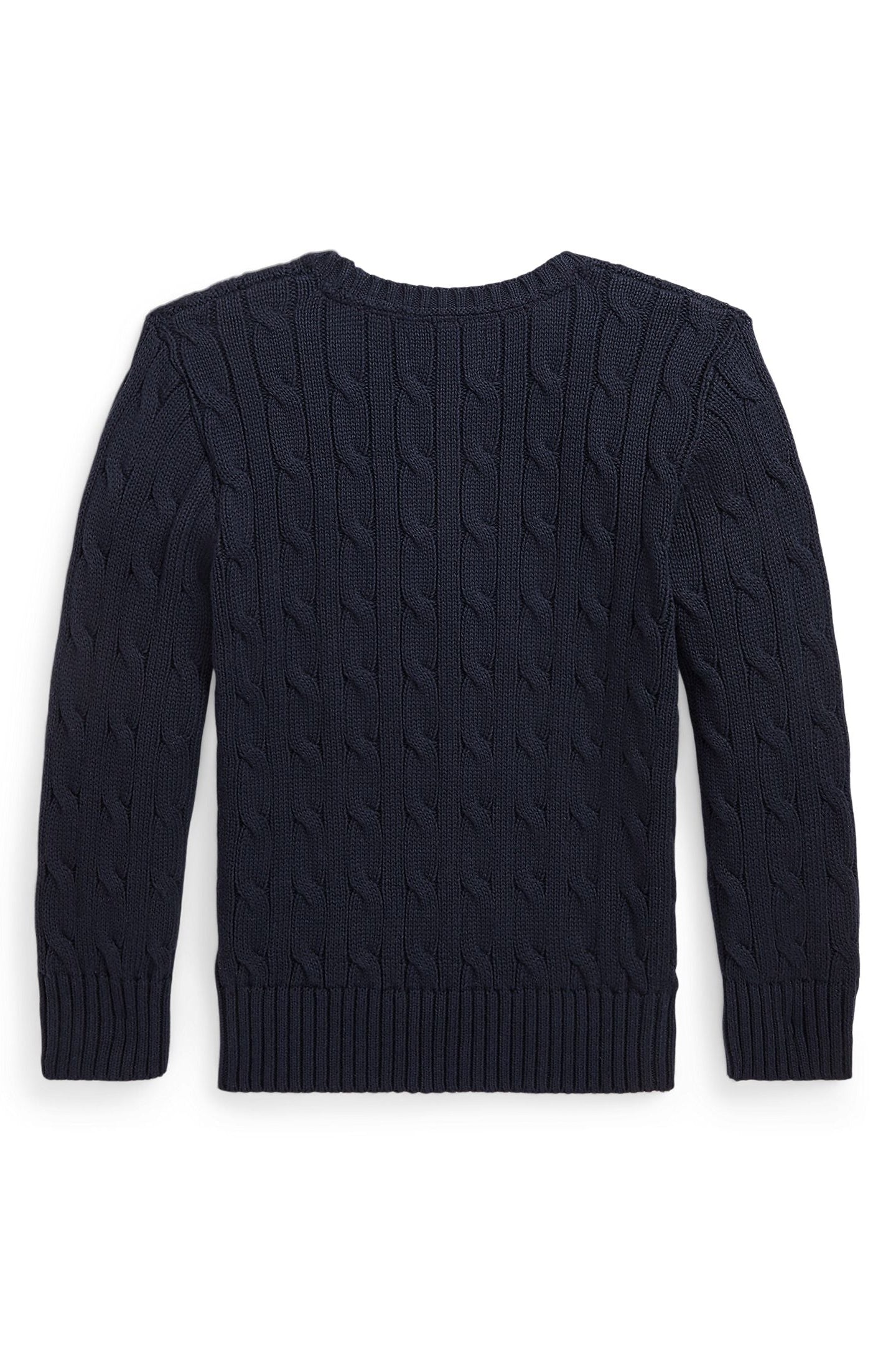 Polo Ralph Lauren Little Boys Combed Cotton Cable Knit Sweater navy
