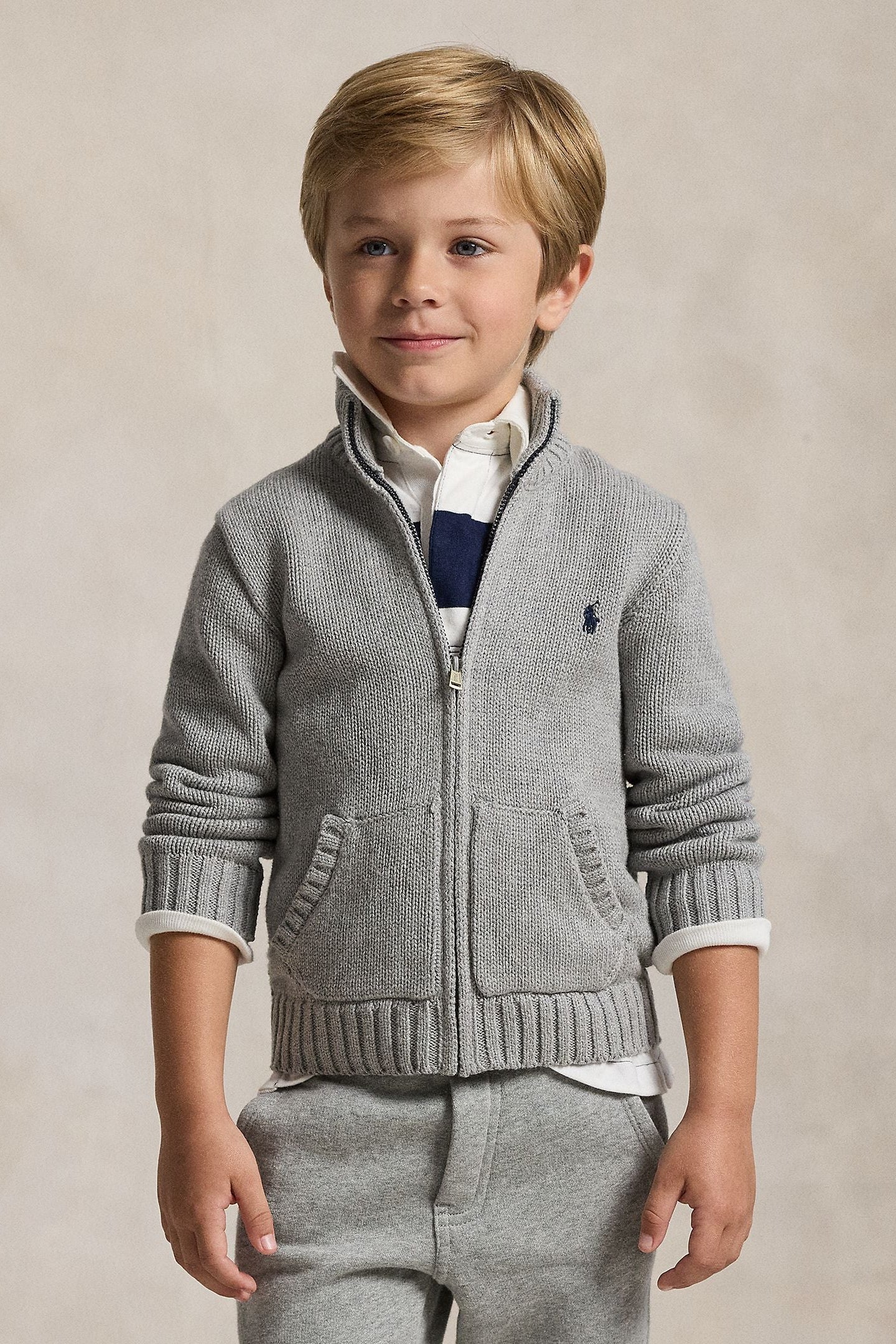 Polo Ralph Lauren Little Boys Mock Neck Sweater