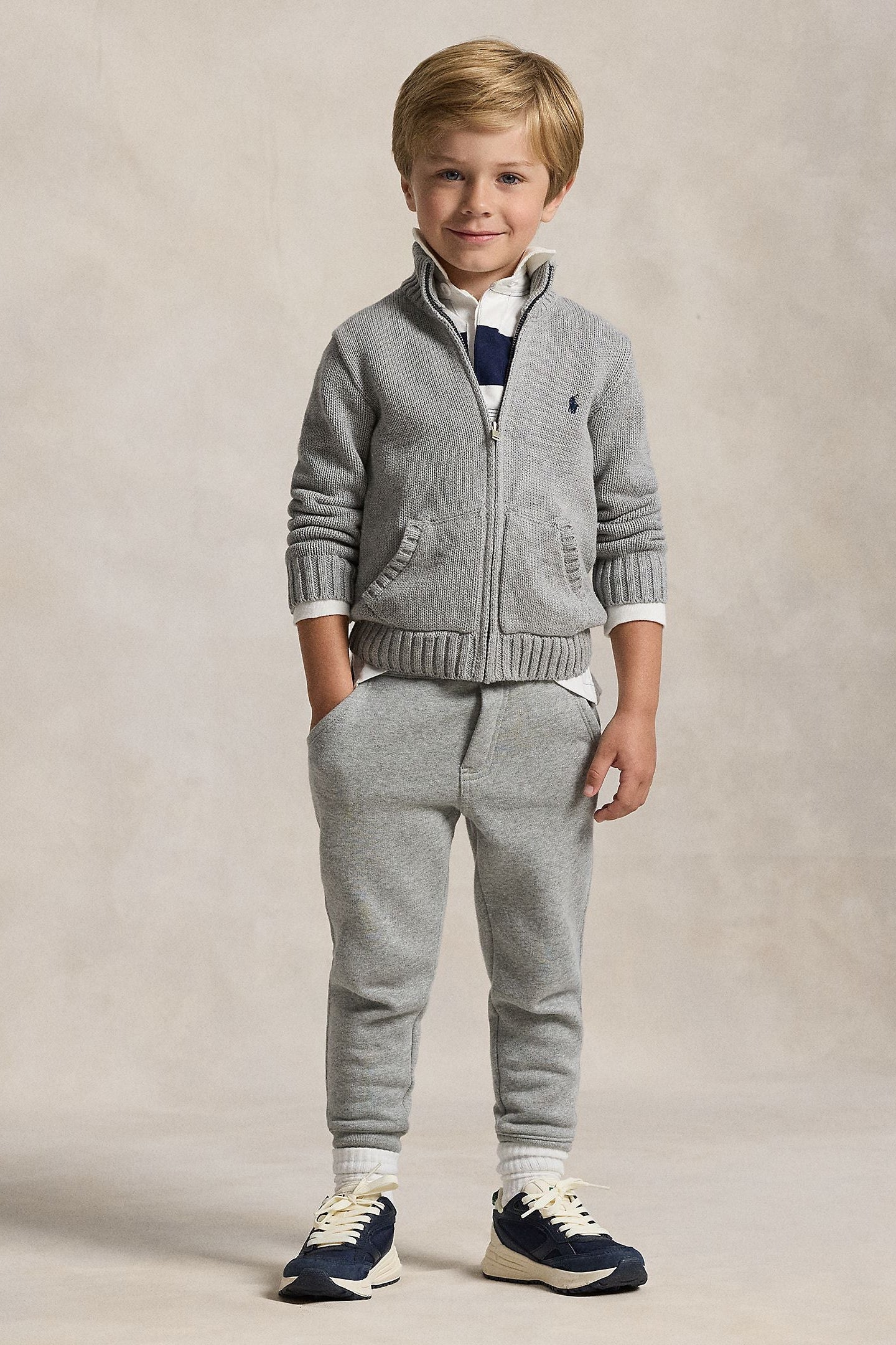 Polo Ralph Lauren Little Boys Mock Neck Sweater