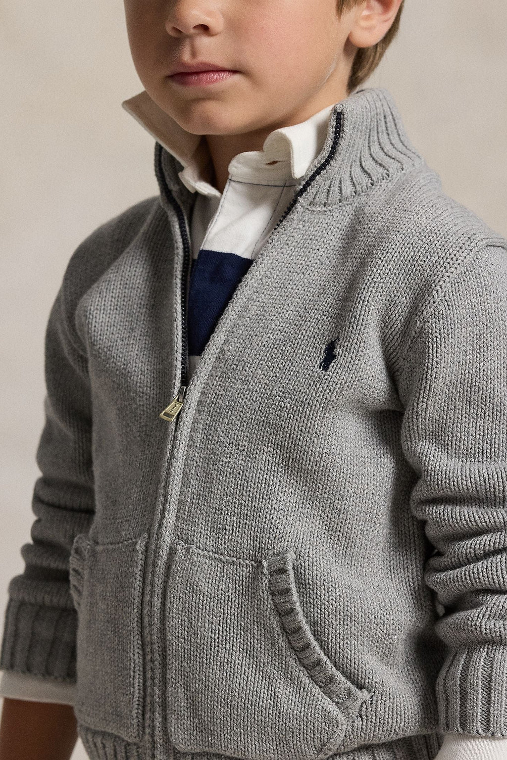 Polo Ralph Lauren Little Boys Mock Neck Sweater