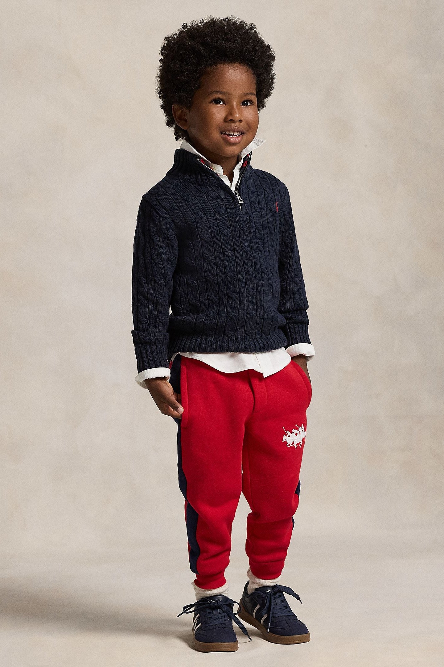 Polo Ralph Lauren Little Boys Pullover Sweater navy 