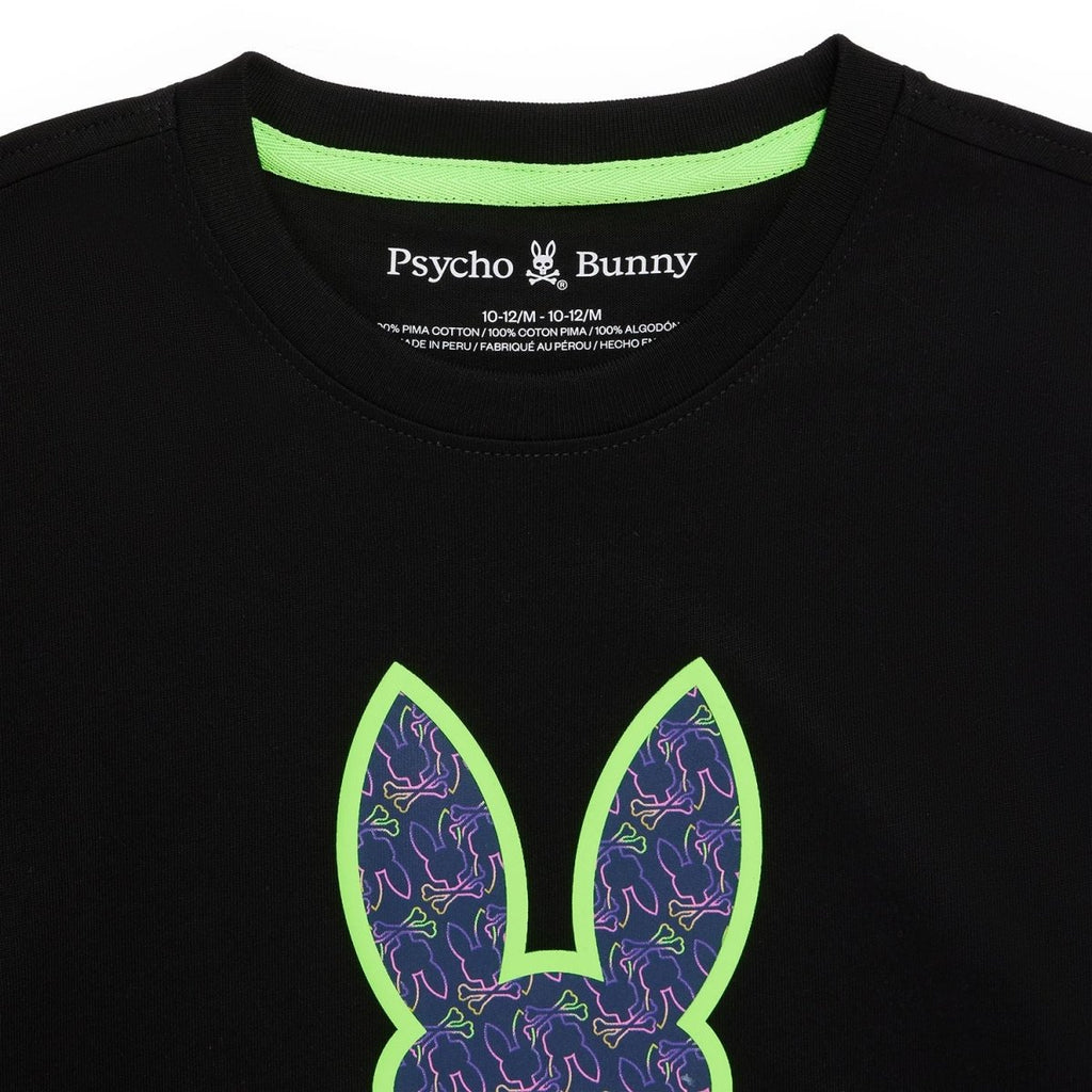 Psycho Bunny Kids Belmont Black T-Shirt_ B0u690a2pc - 001 - NorthBoys