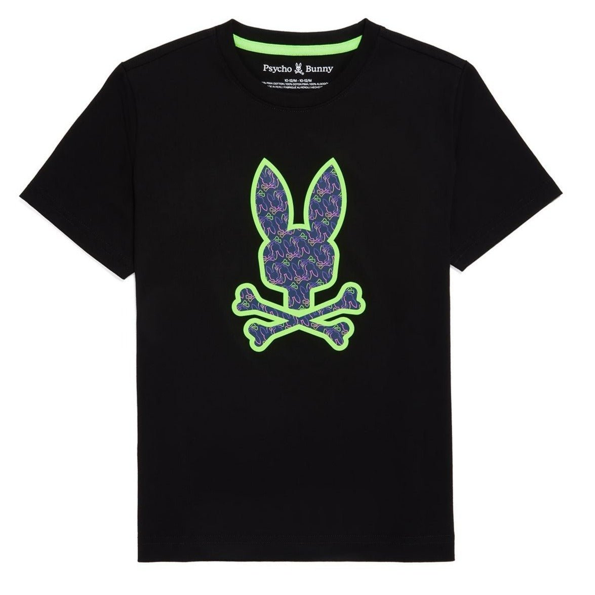 Psycho Bunny Kids Belmont Black T-Shirt_ B0u690a2pc - 001 - NorthBoys