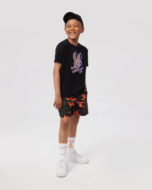 Psycho Bunny Kids Black Chicago HD Dotted Graphic T-Shirt_B0U412Z1PC - 001 - NorthBoys