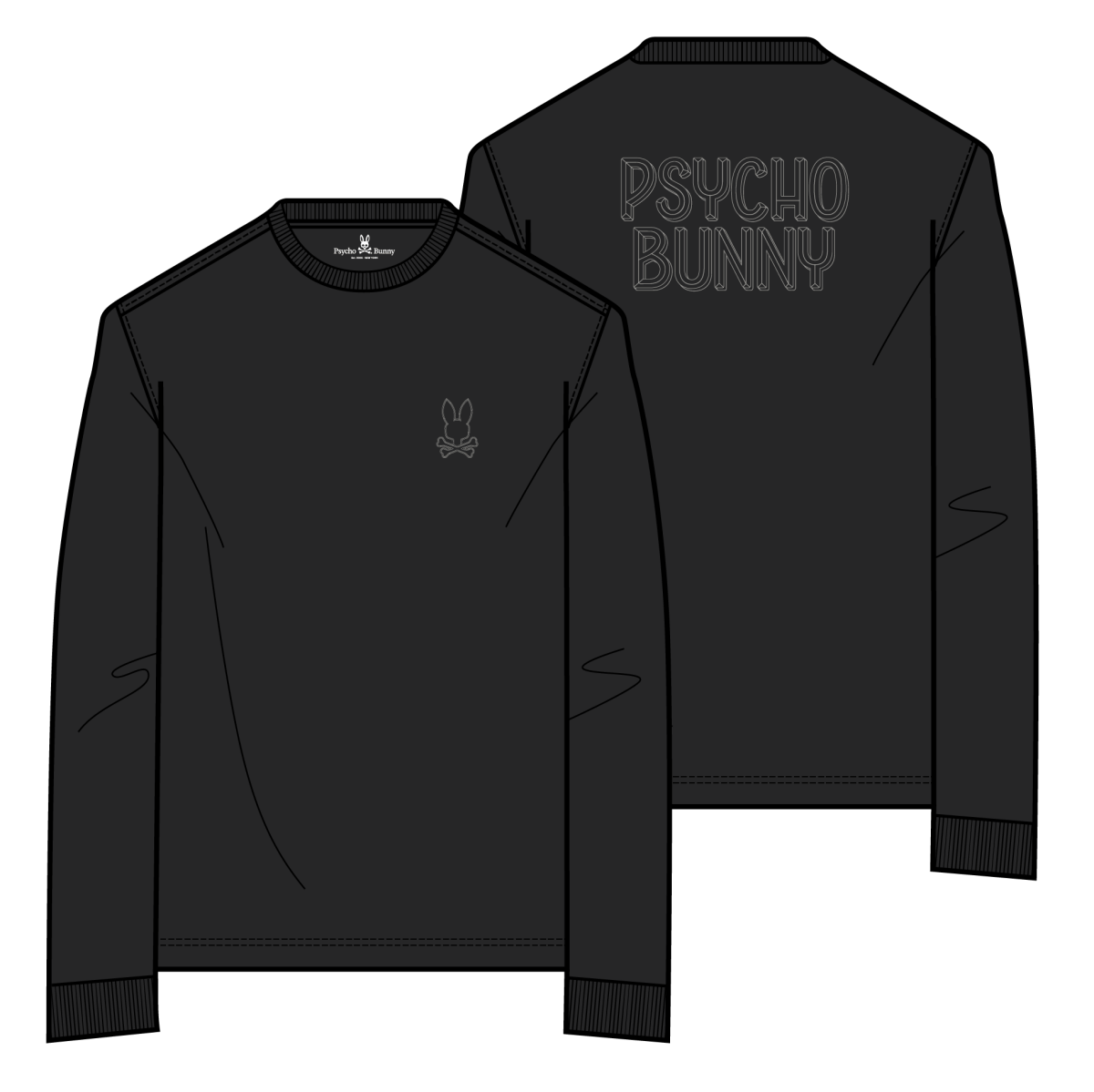 Psycho Bunny Kids Monarch Long Sleeve T-Shirt - NorthBoys