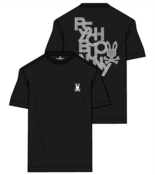 Psycho Bunny Kids Reeves Back Graphic Crew Neck T-Shirt_ KT0200072-NorthBoys