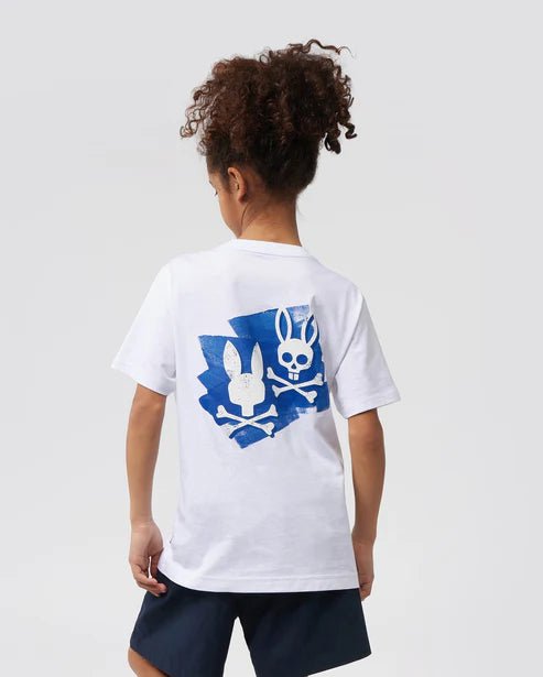 Psycho Bunny Kids White Dolton T-Shirt_ B0U326Z1PC - 100 - NorthBoys