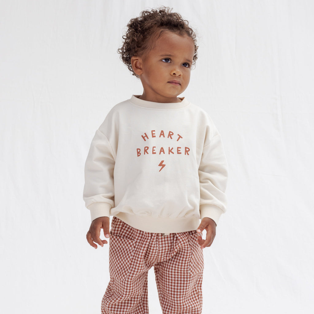 Quincy Mae Baby Relaxed Heart Breaker Sweatshirt_ QM454PALM