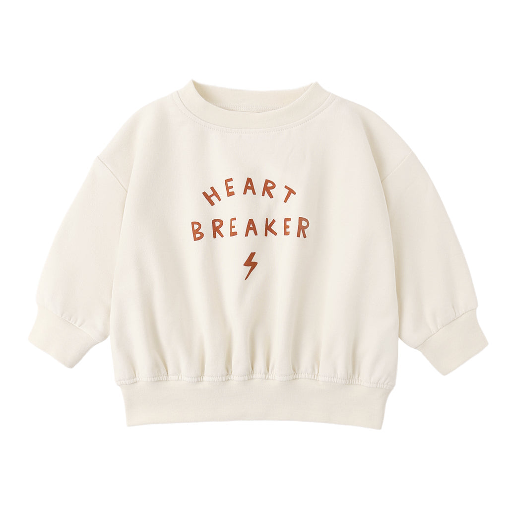 Quincy Mae Baby Relaxed Heart Breaker Sweatshirt_ QM454PALM