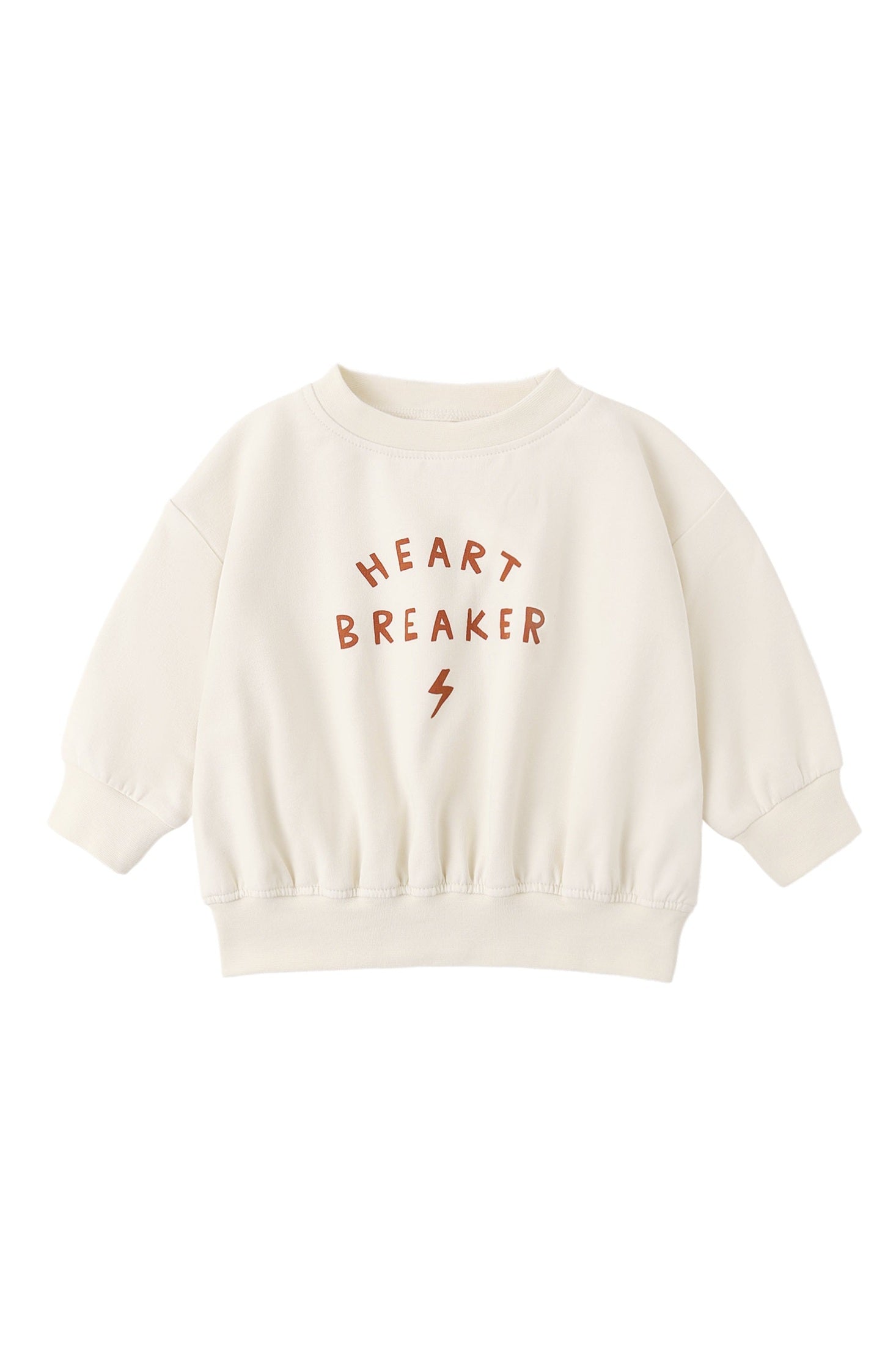 Quincy Mae Baby Relaxed Heart Breaker Sweatshirt_ QM454PALM