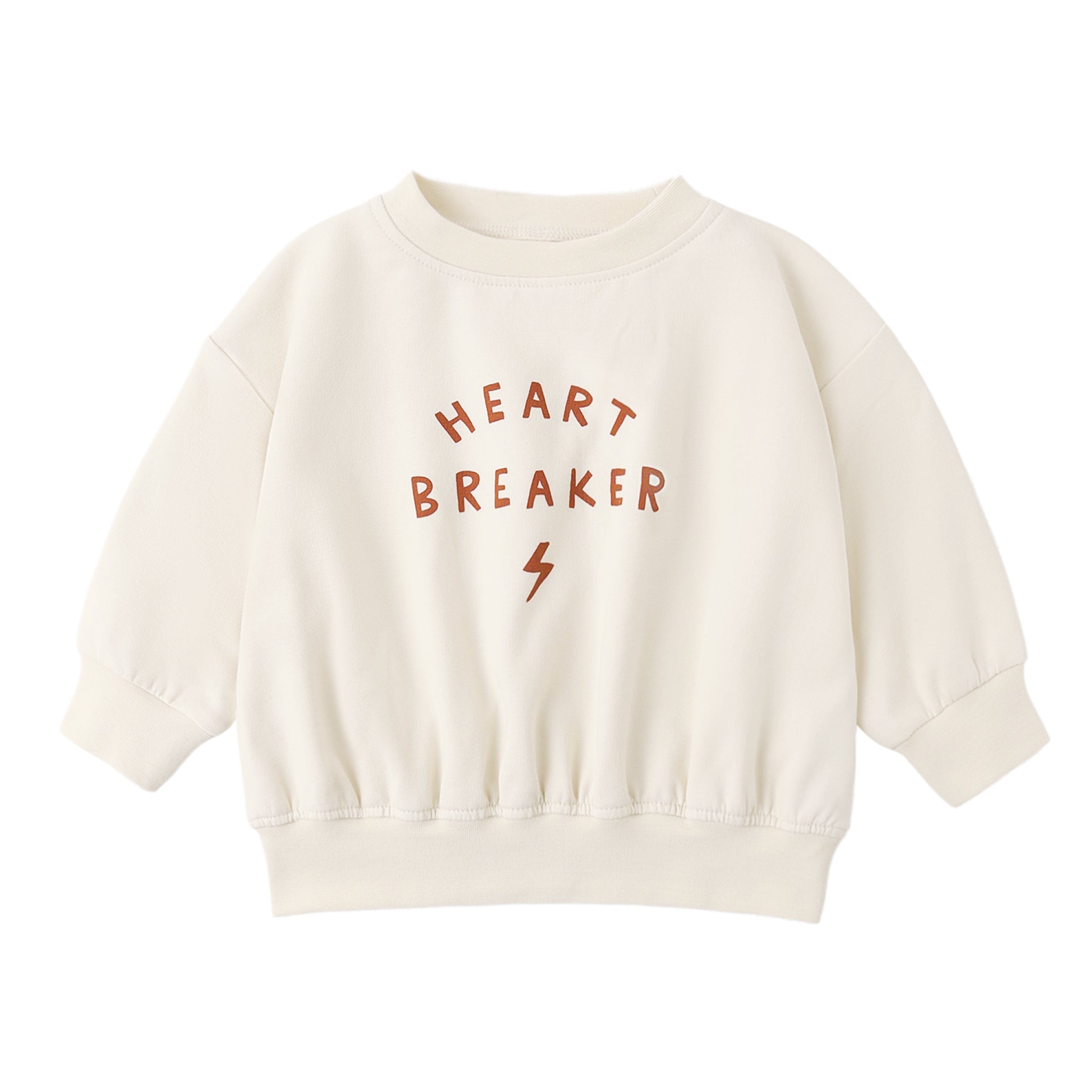 Quincy Mae Baby Relaxed Heart Breaker Sweatshirt_ QM454PALM