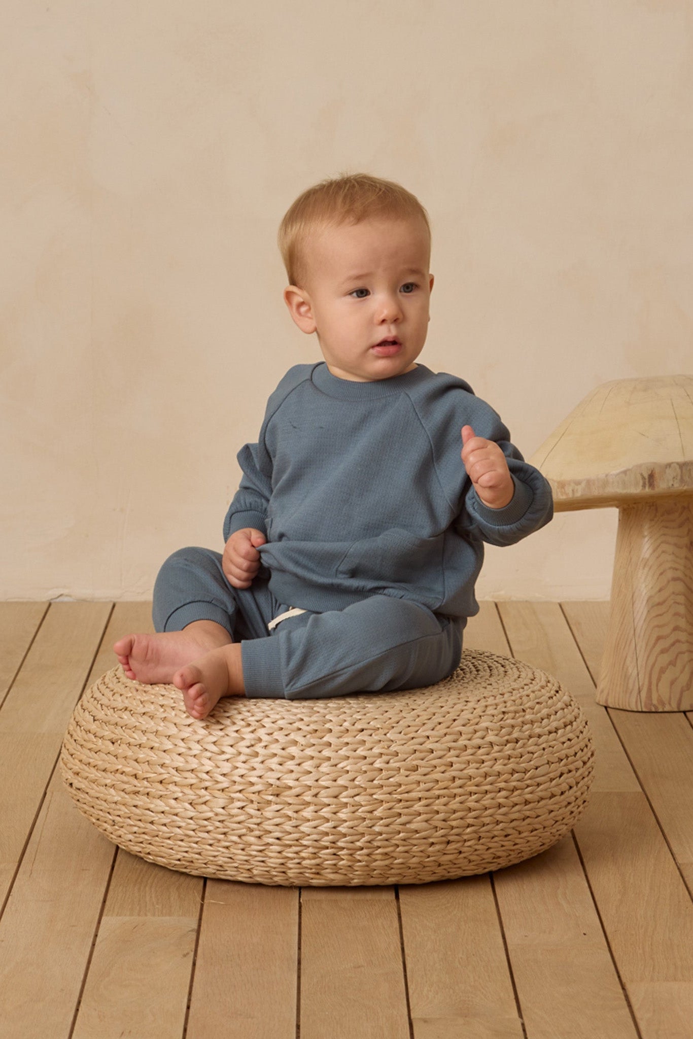 Quincy Mae Baby Boys Pocket Sweatshirt_ QM338ATRE