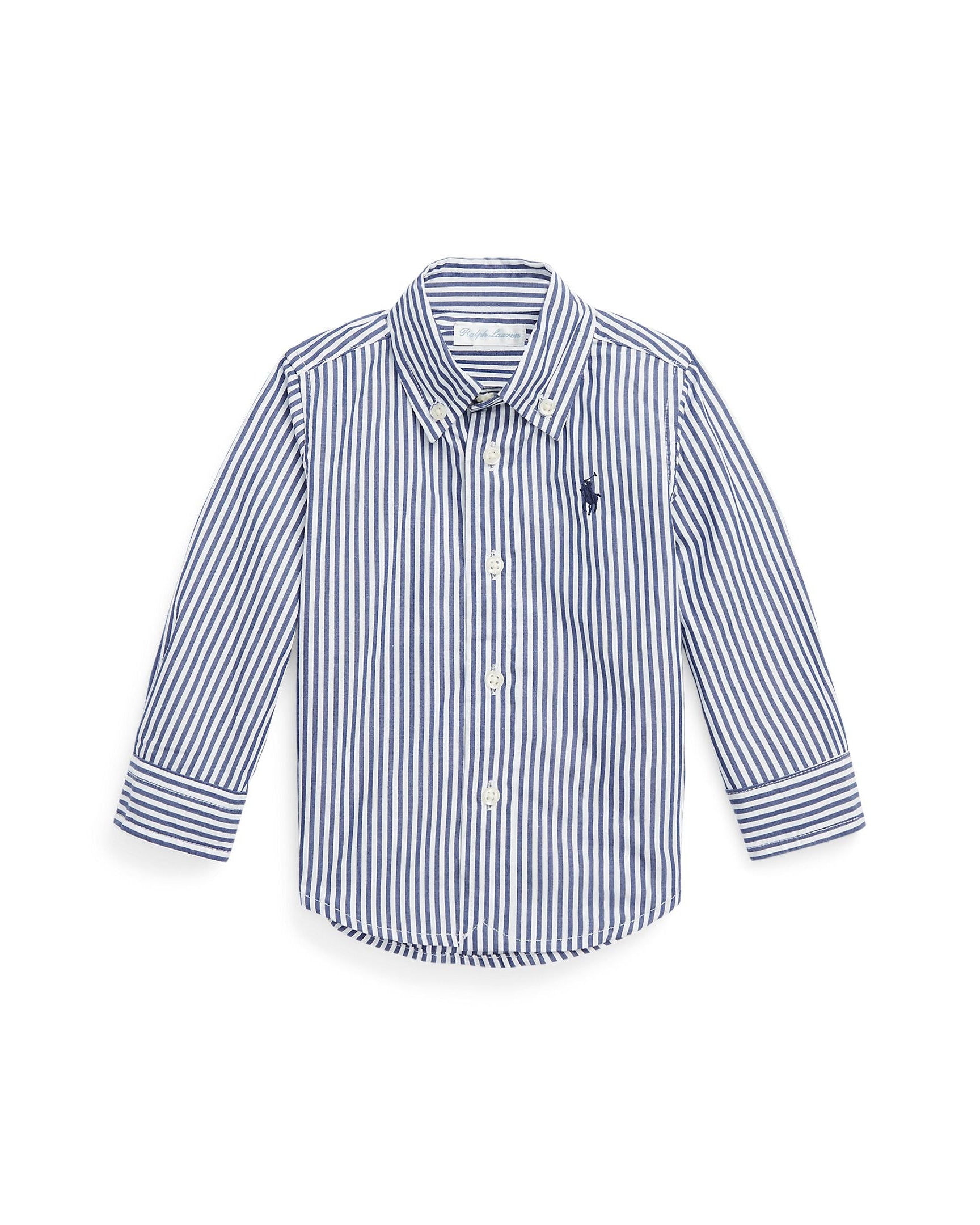 Ralph Lauren Baby Poplin Long Sleeve Shirt