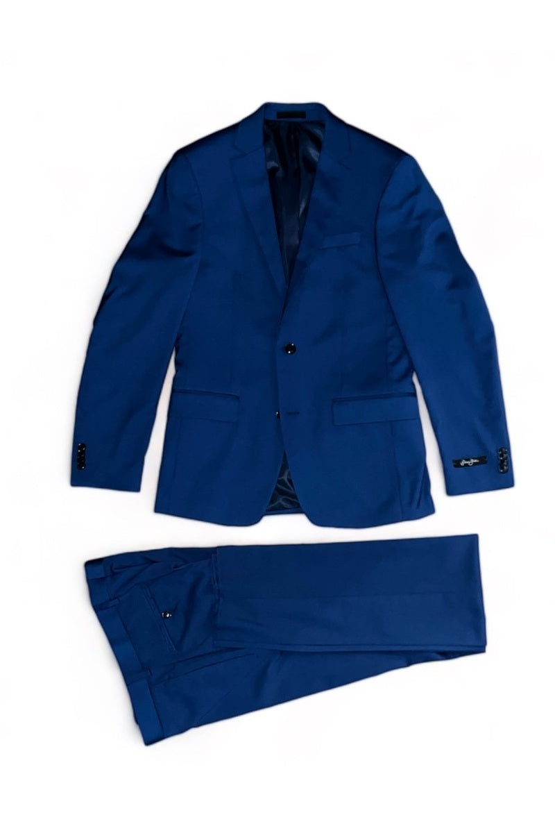 SJ Mens Extreme Slim Fit Mid Blue Suit_ Y0022-NorthBoys