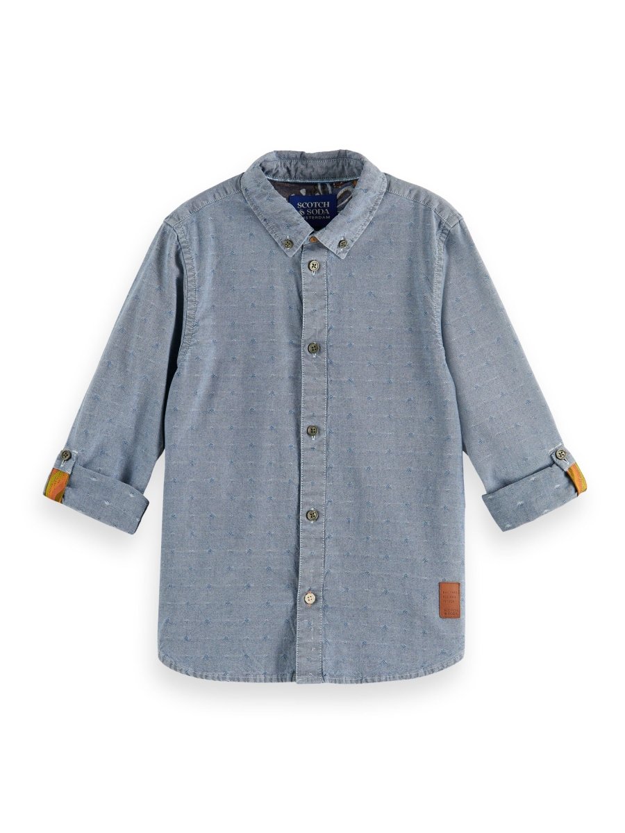 Scotch & Soda Boys Blue Denim Shirt_174054 - 0089 - NorthBoys