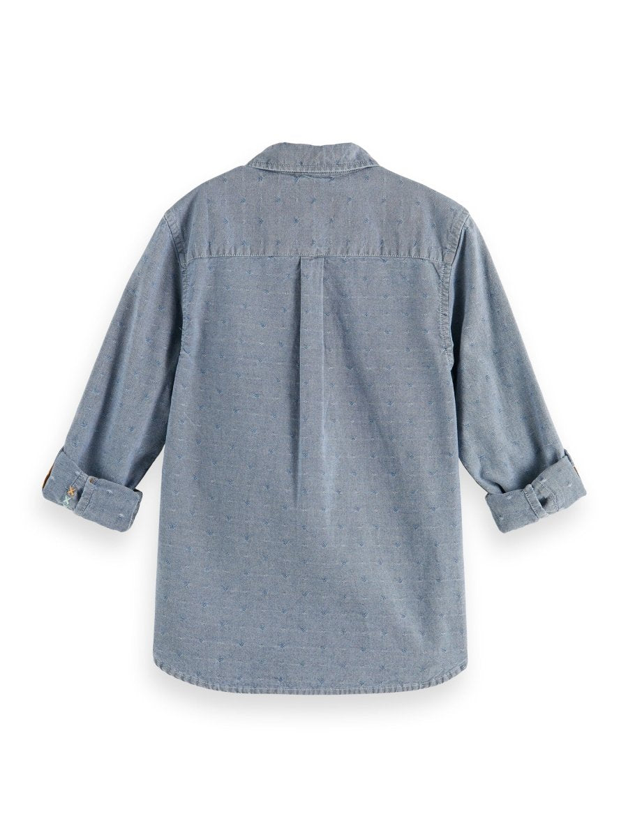 Scotch & Soda Boys Blue Denim Shirt_174054 - 0089 - NorthBoys