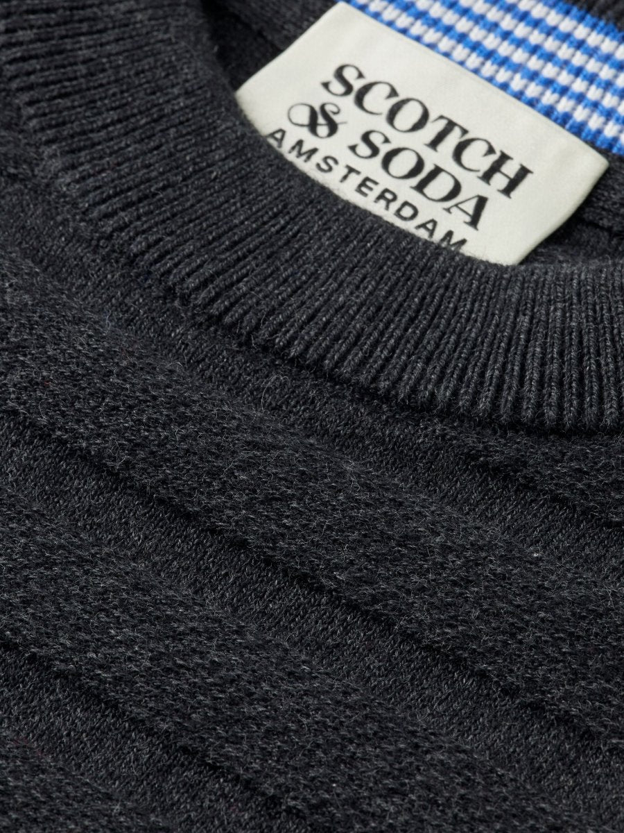 Scotch & Soda Boys Dark Grey Pullover Sweater_173581 - 0608 - NorthBoys