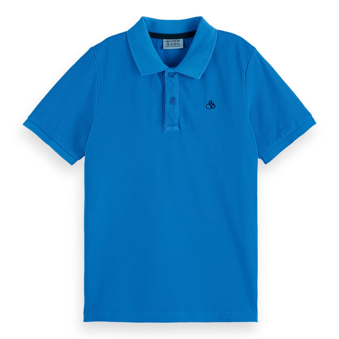 Scotch & Soda Boys Garment - Dyed Pique Polo_ 179509 - NorthBoys