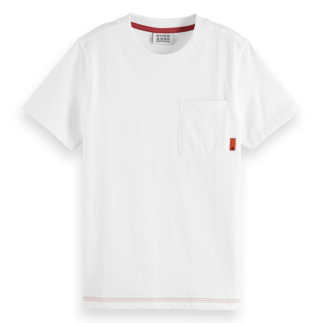 Scotch & Soda Boys Regular Fit Classic Pocket T-Shirt_ 179490 - NorthBoys