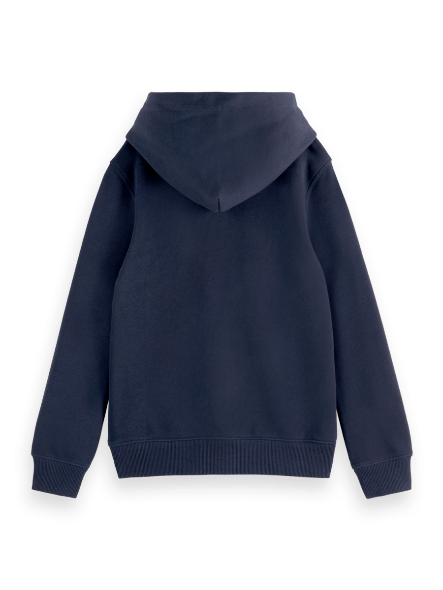 Scotch & Soda Boys Regular Fit Logo Badge Hoodie_ 179471 - NorthBoys