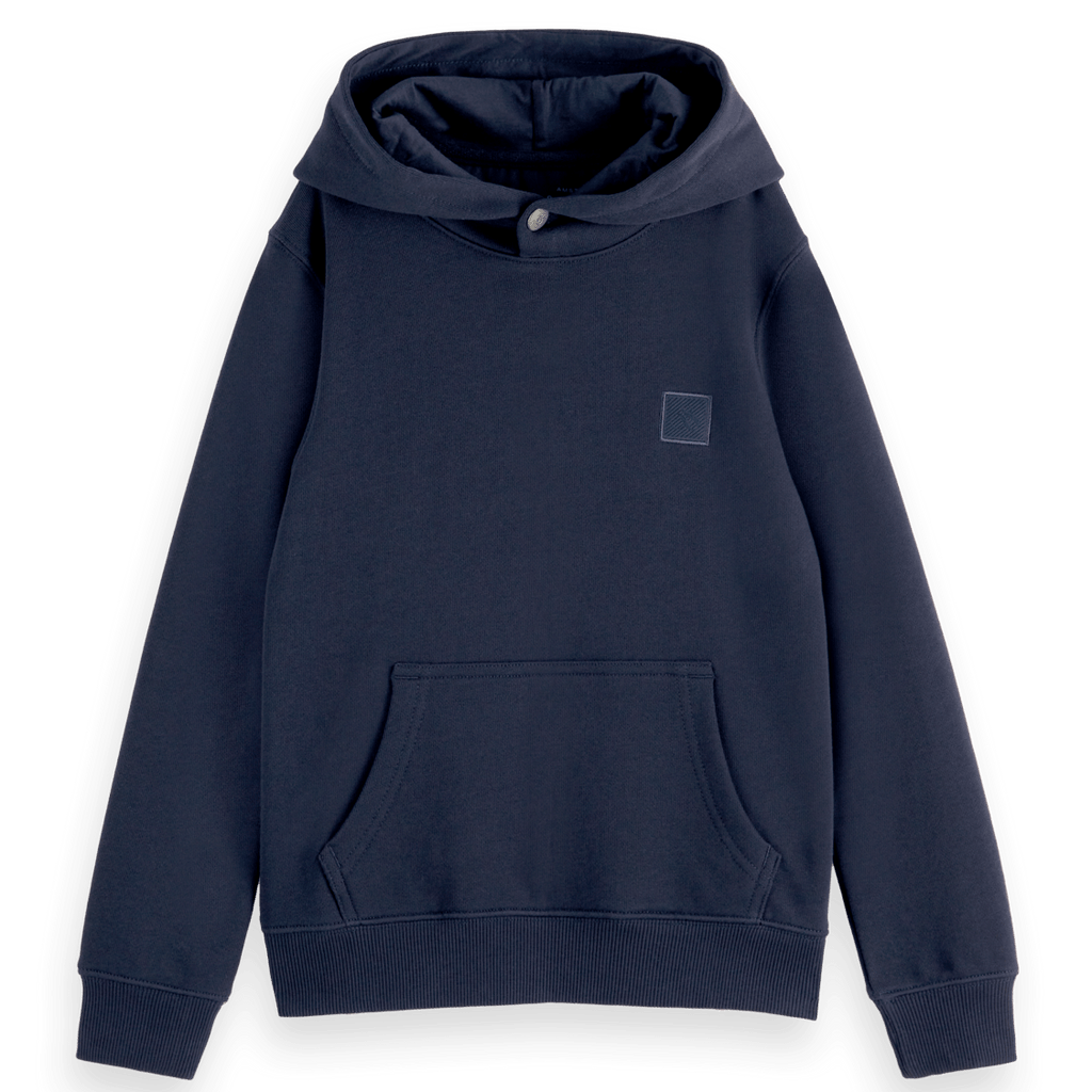 Scotch & Soda Boys Regular Fit Logo Badge Hoodie_ 179471 - NorthBoys