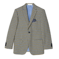 Tallia Boys Beige/Blue/Brown Check Sports Jacket-NorthBoys