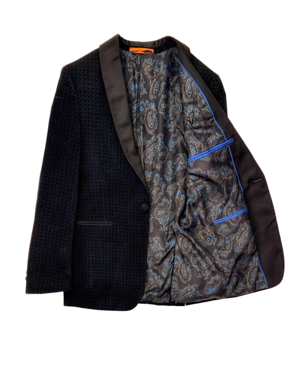 Tallia Boys Black Velvet Dinner Jacket_ W0000 - NorthBoys