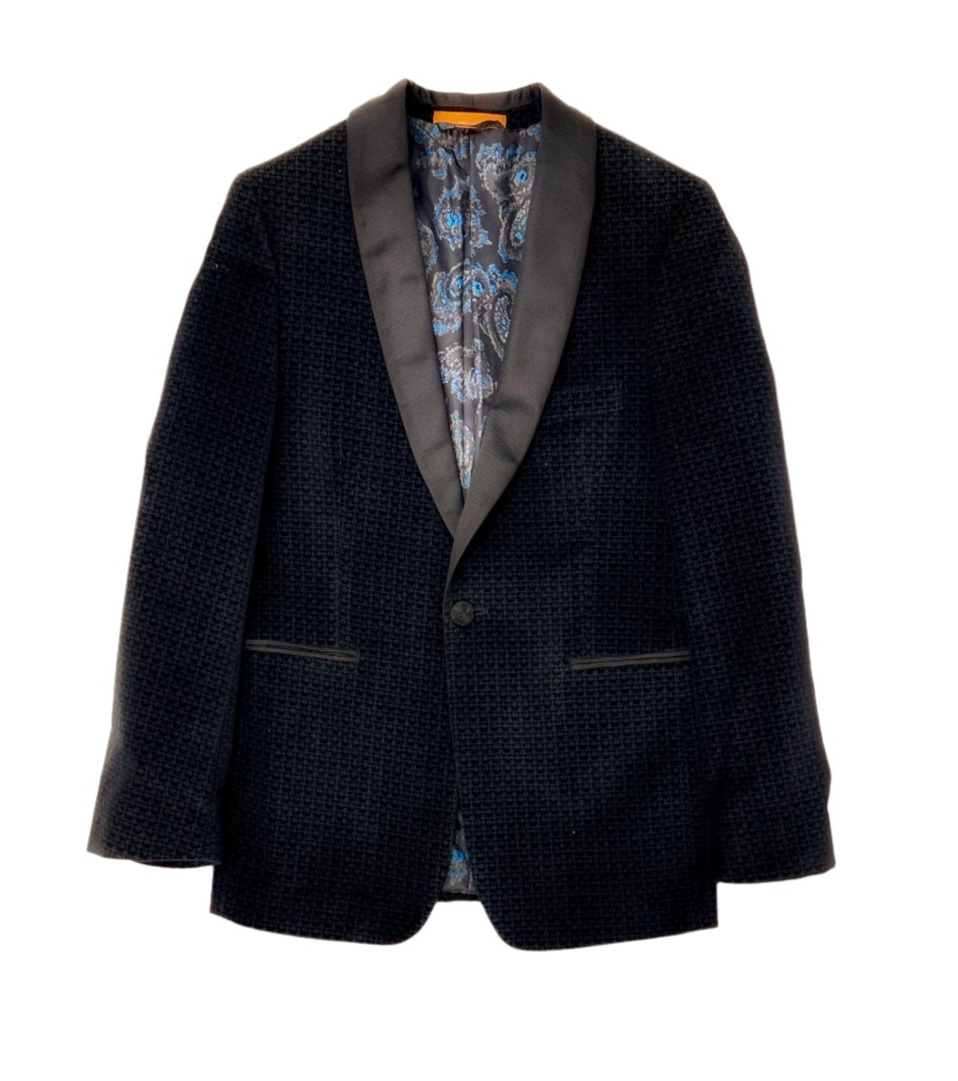 Tallia Boys Black Velvet Dinner Jacket_ W0000 - NorthBoys