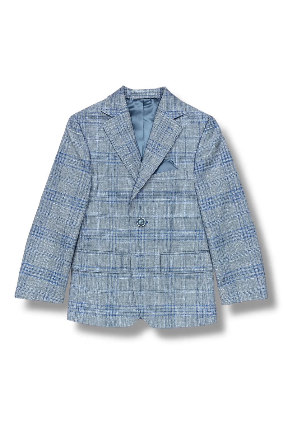 Tallia Boys Blue Check Sports Jacket_ Z0070-NorthBoys