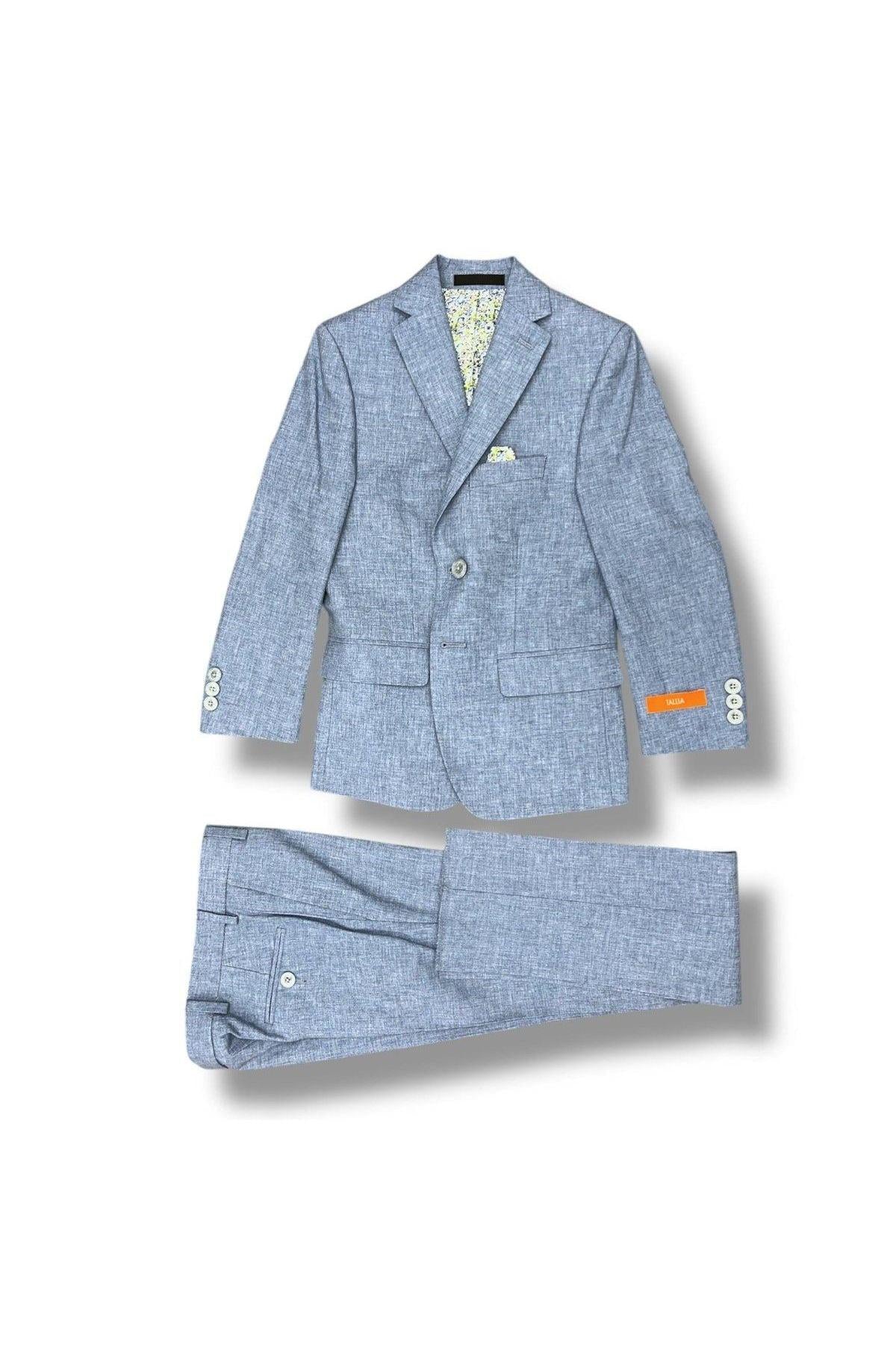 Tallia Boys Blue Linen Suit_ TZ0001/7Y0001-NorthBoys