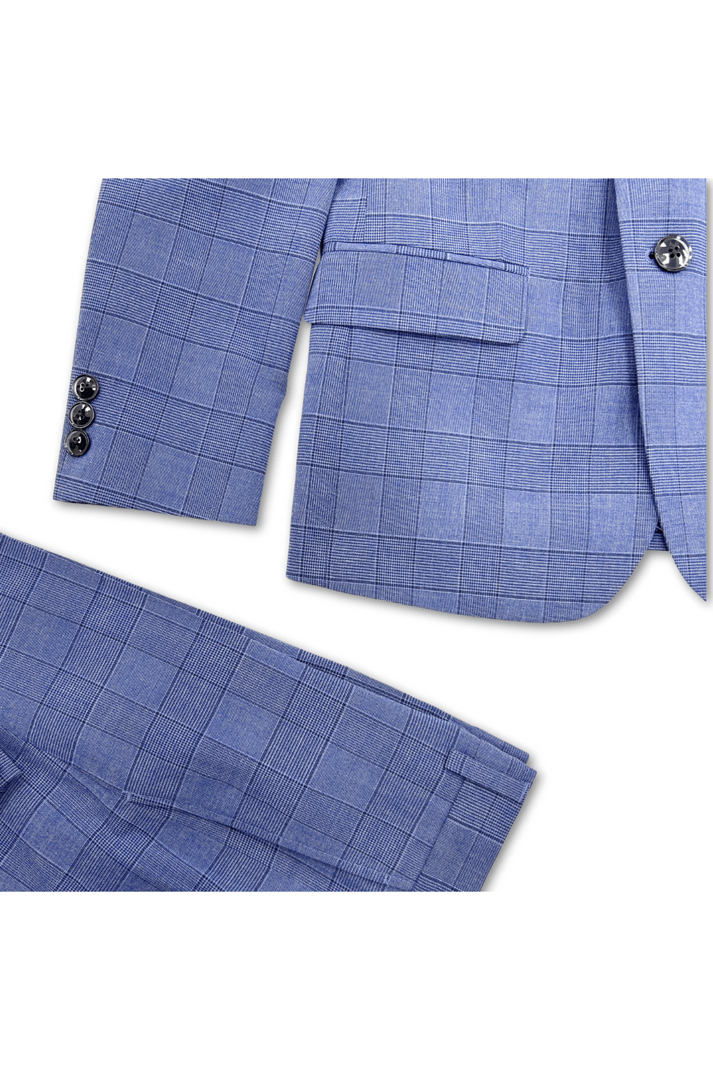 Tallia Boys Husky Blue Plaid Suit_ CZH071-NorthBoys