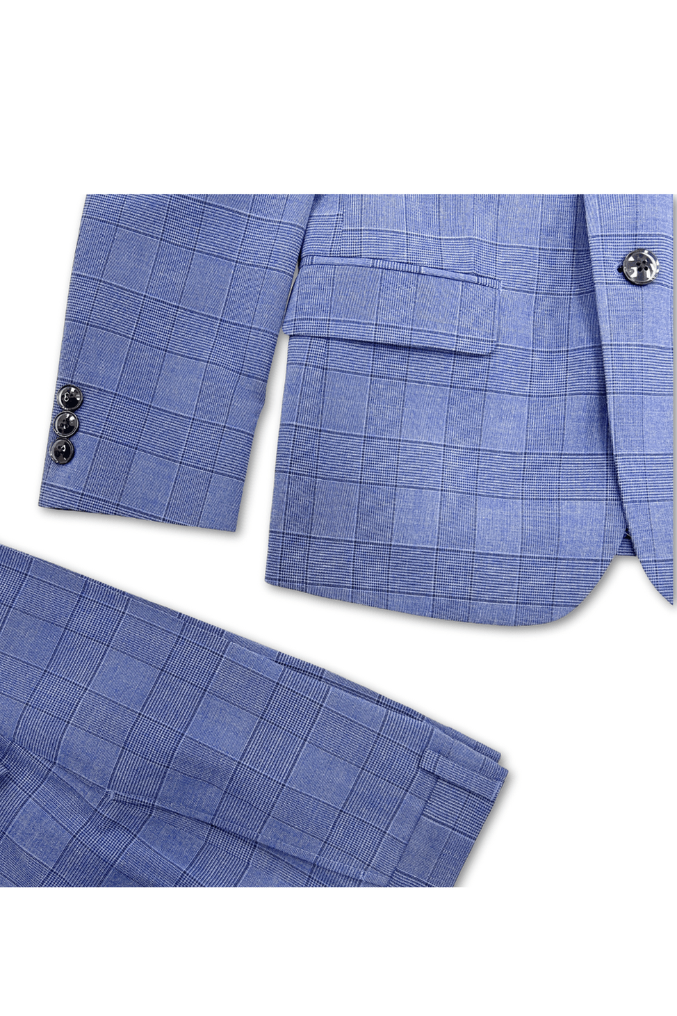 Tallia Boys Husky Blue Plaid Suit_ CZH071-NorthBoys