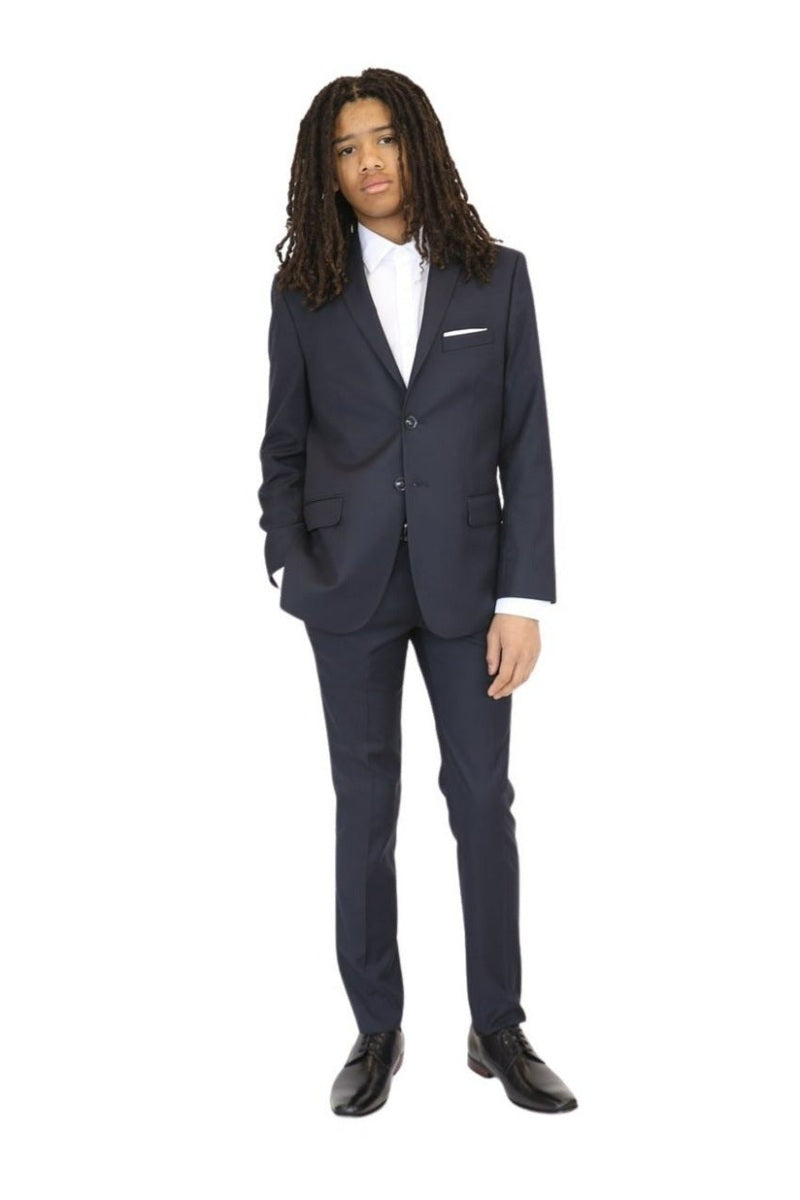 Tallia Boys Husky Navy Suit Separates-NorthBoys