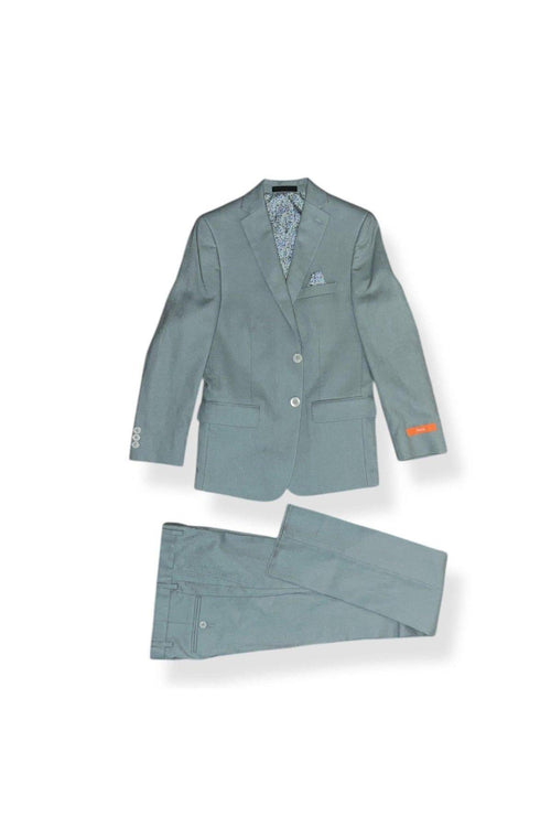 Tallia Boys Sage Green Linen Suit_ TZ0005/7Y0005-NorthBoys