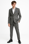 Tallia Boys Skinny Grey Dot Suit-NorthBoys