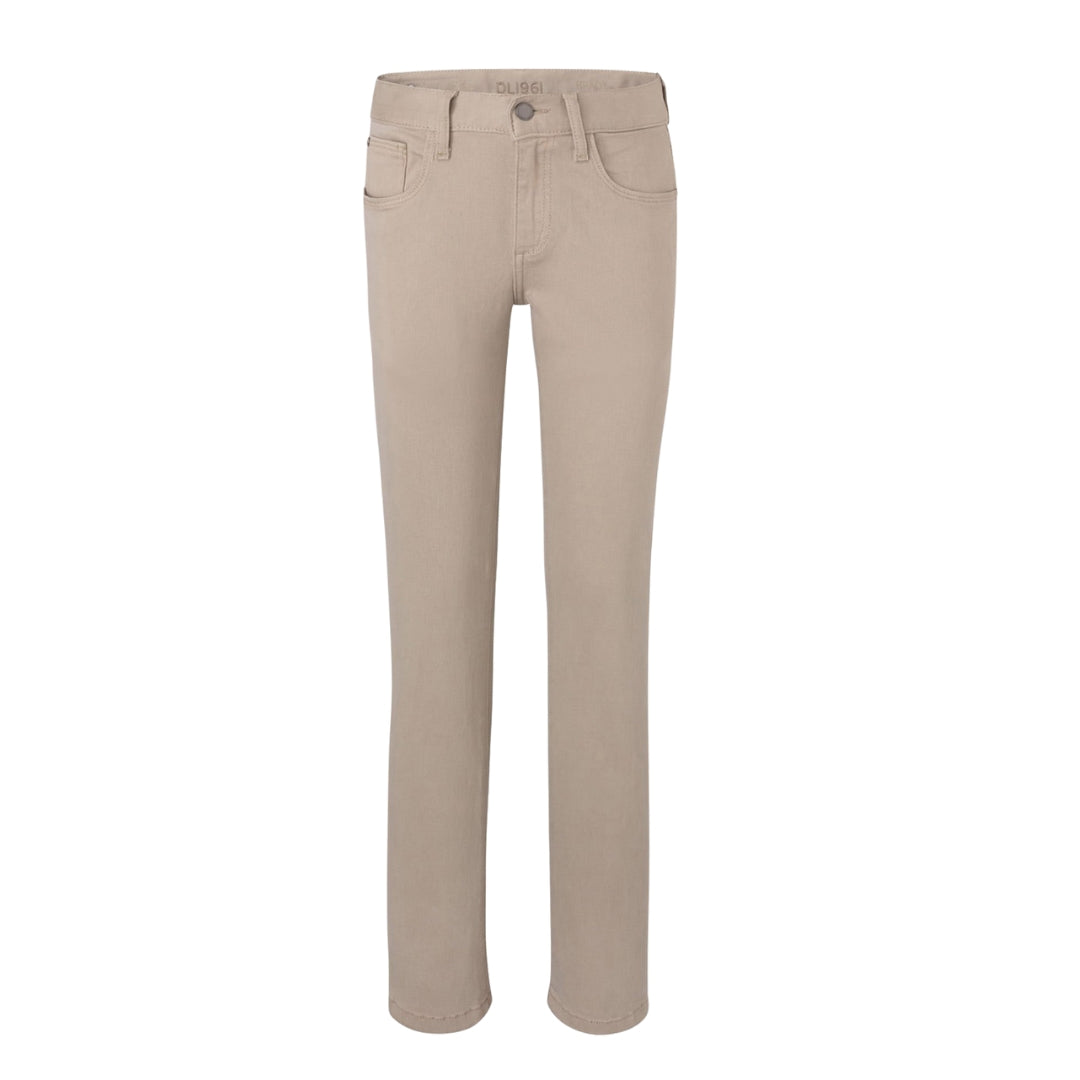 DL1961 Boys Brady Slim Beige Cotton Pants