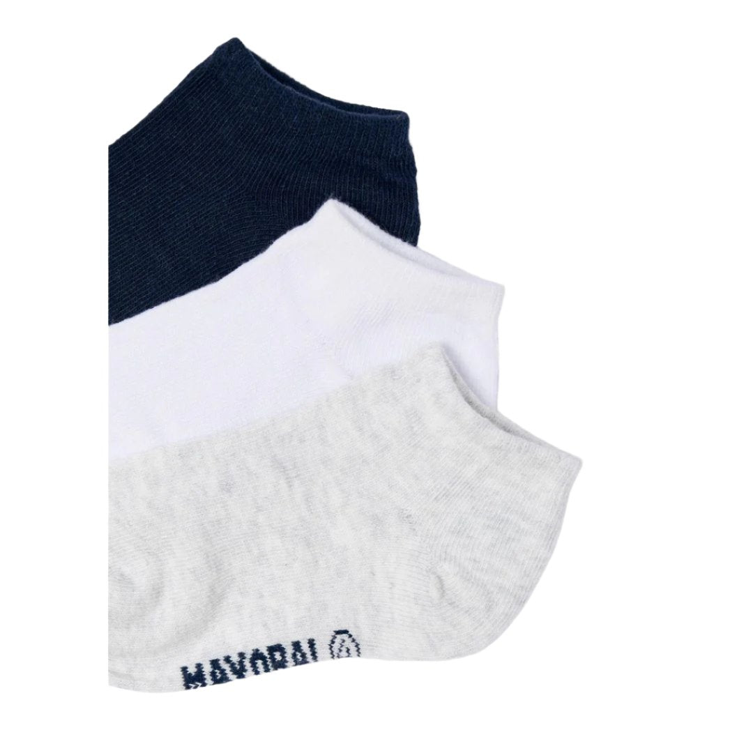 Mayoral Mini 3pc Short Sock Set_ Heather 10230-97