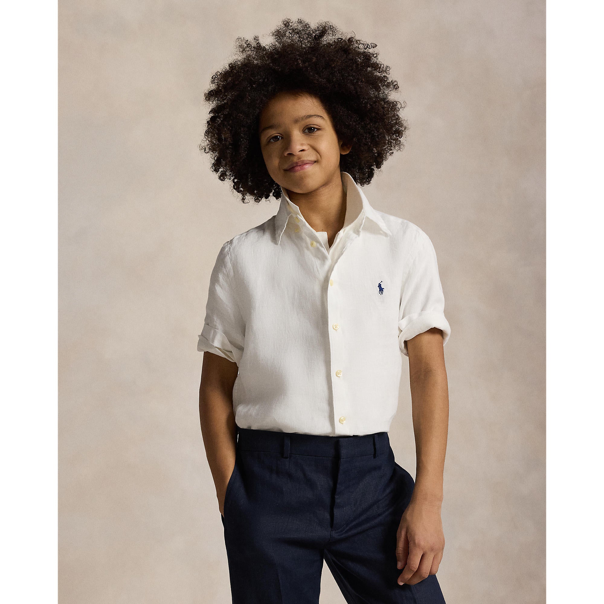 Polo Ralph Lauren Boys Short Sleeve Seersucker Shirt