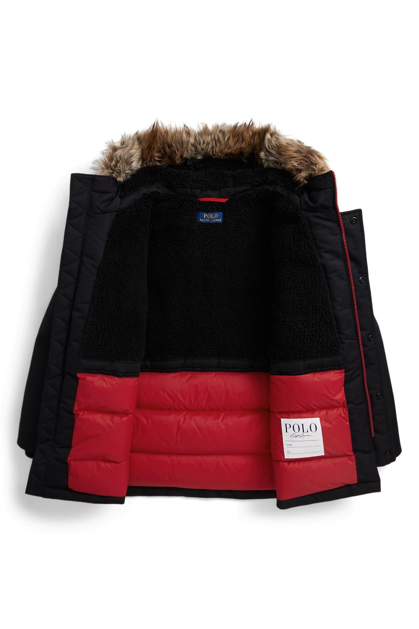 Ralph Lauren Faux-Fur-Trim Down Parka
