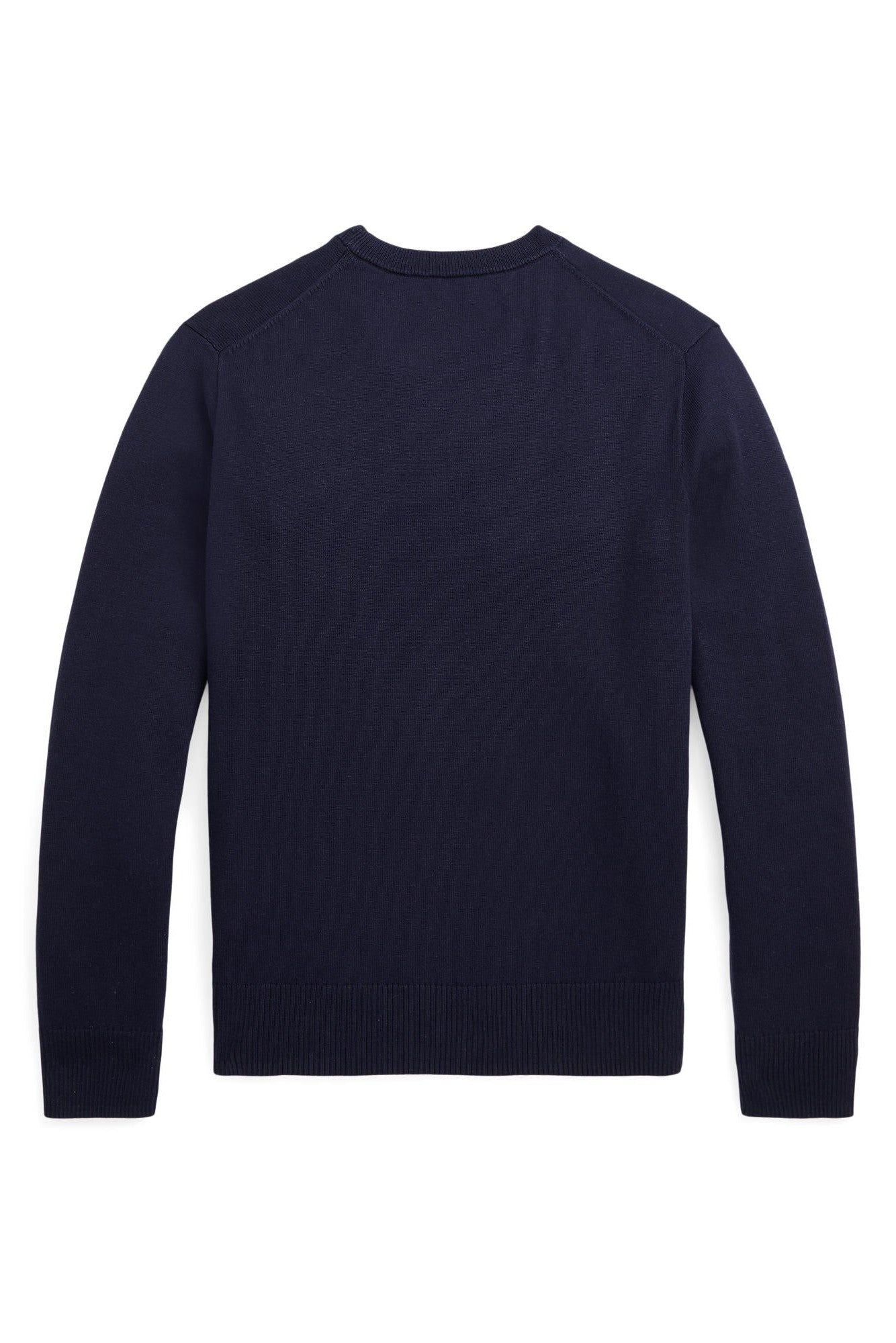 Polo Ralph Lauren Boys Fine Cotton Navy Crewneck Sweater