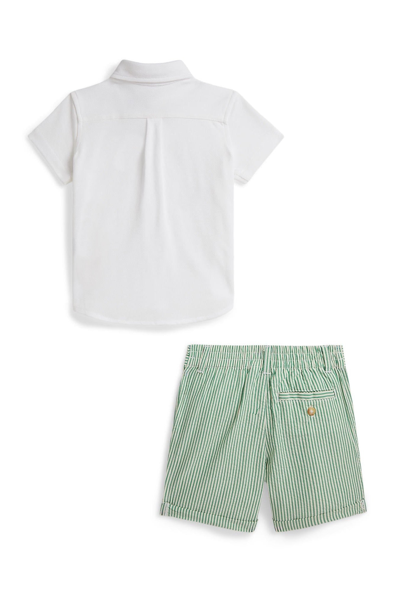 Polo Ralph Lauren Baby Oxford and Shorts Outfit Set