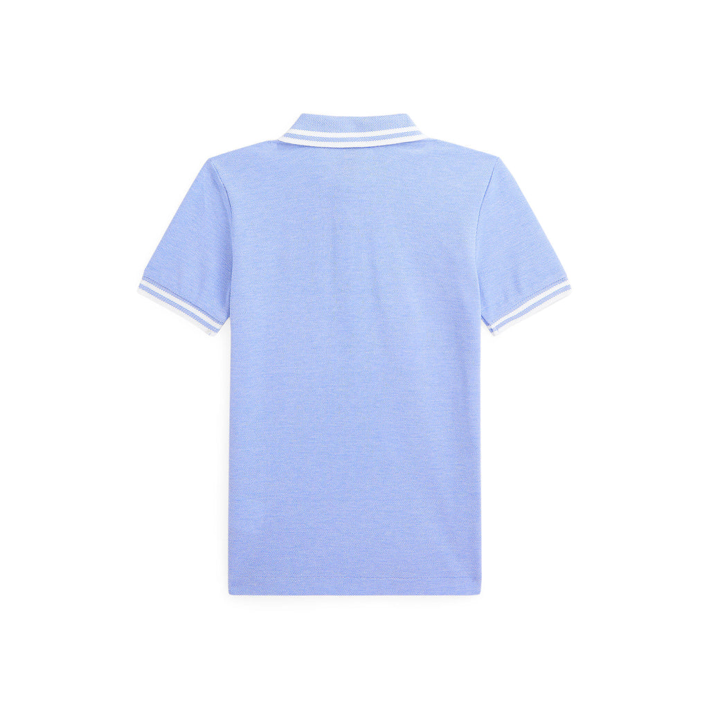 Polo Ralph Lauren Little Boys Mesh Blue Polo Shirt