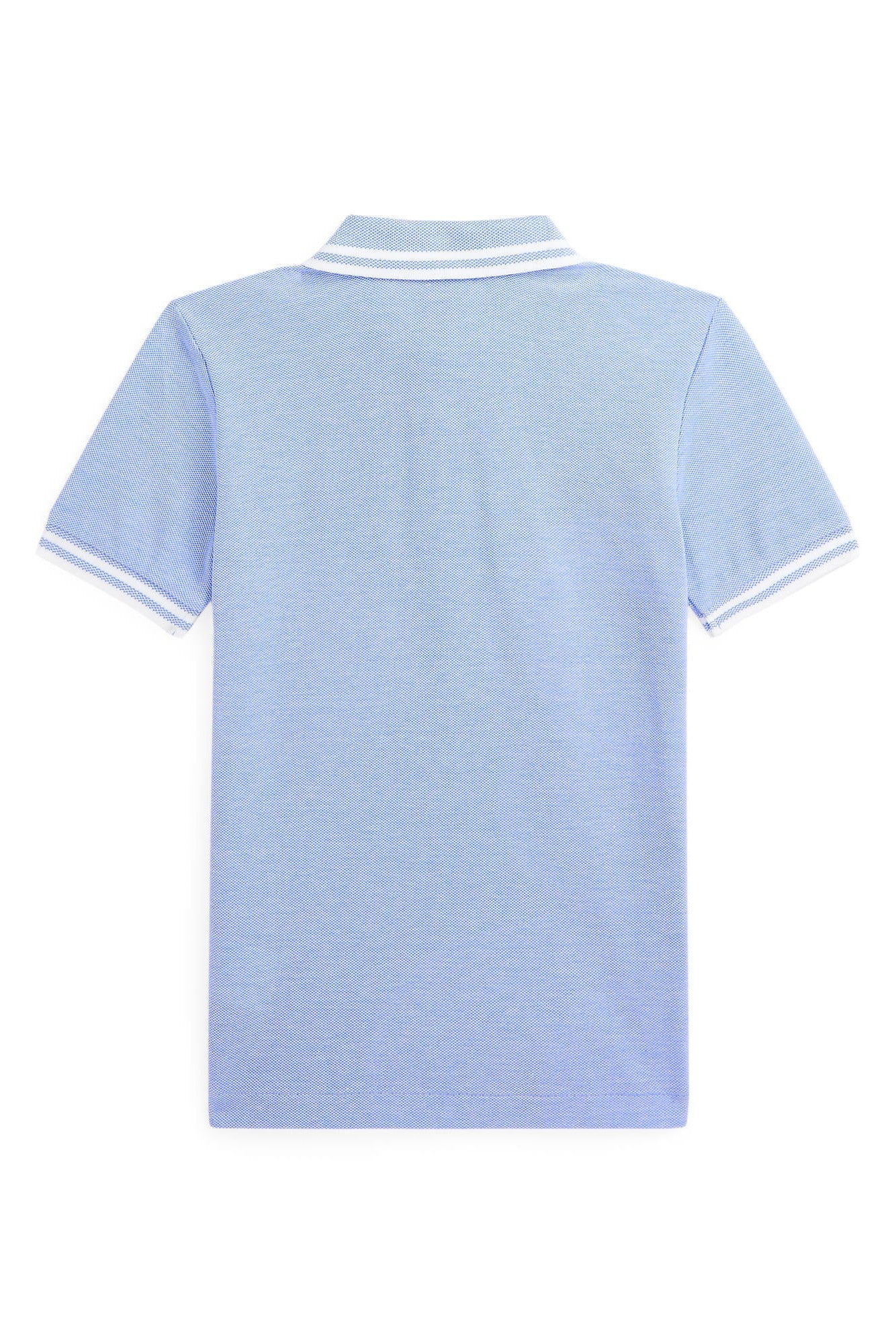 Polo Ralph Lauren Little Boys Mesh Blue Polo Shirt