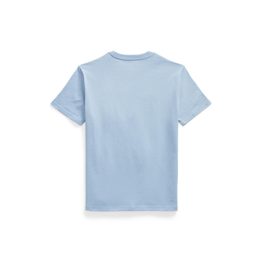 Polo Ralph Lauren Boys Large Pony Powder Blue Crewneck T-Shirt