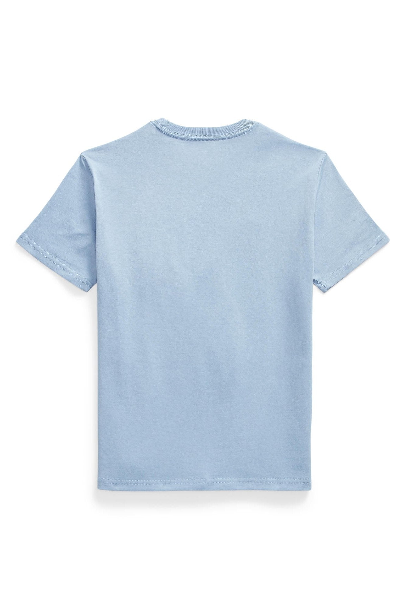 Polo Ralph Lauren Boys Large Pony Powder Blue Crewneck T-Shirt