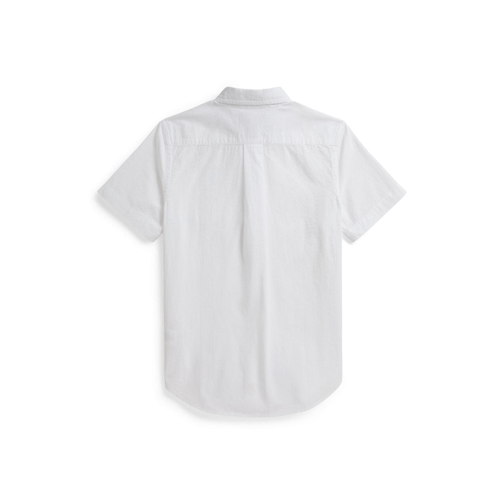 Polo Ralph Lauren Boys Short Sleeve Seersucker Shirt