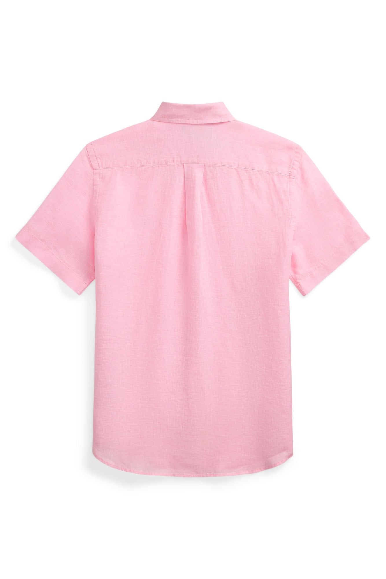 Polo Ralph Lauren Boys Linen Short Sleeve Button-Down Shirt_ 323971498003